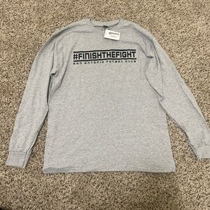 Gildan Gray Long Sleeve Men’s Shirt